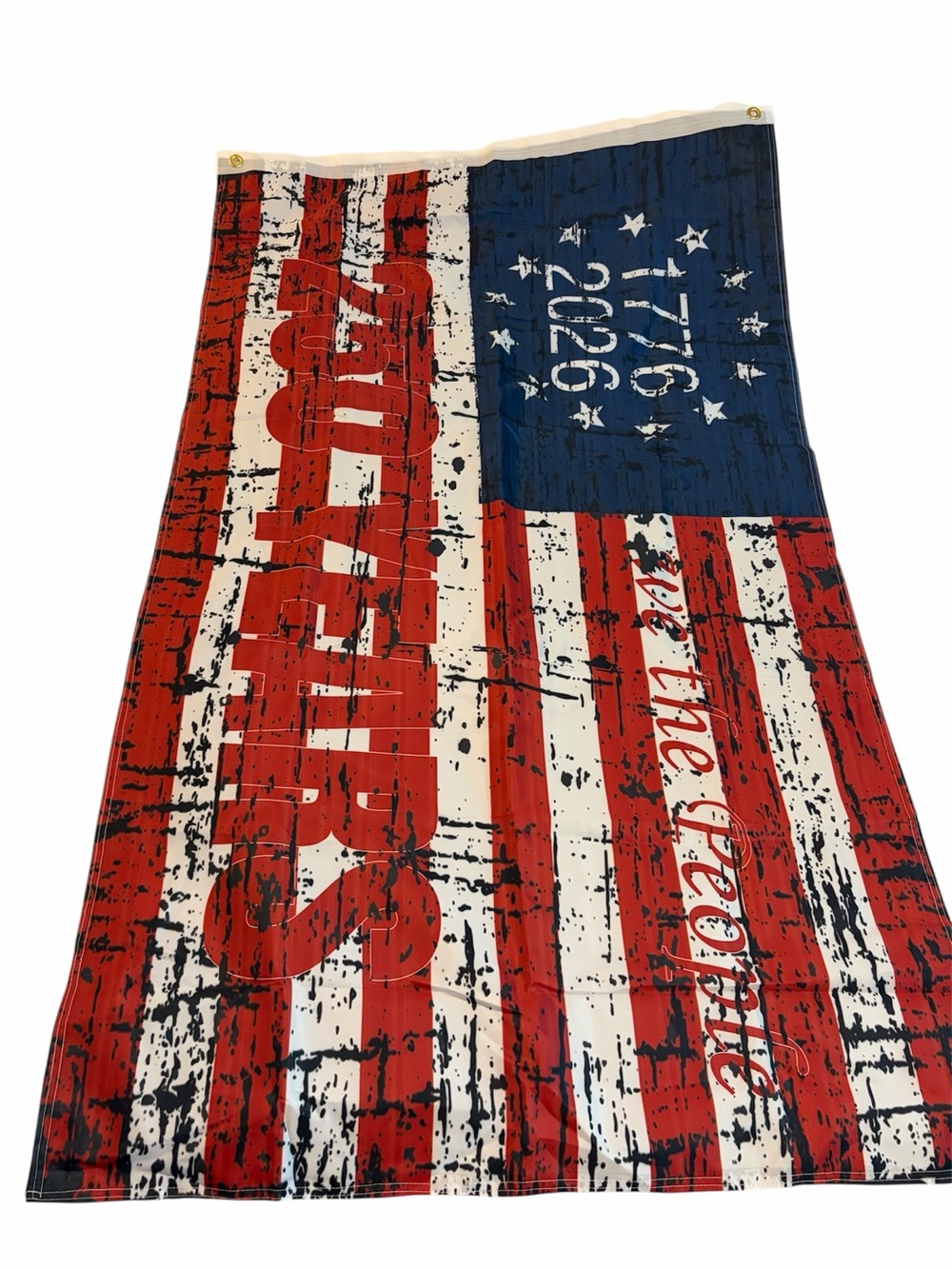 American Flag 250th Anniversary distressed style wall hanging
